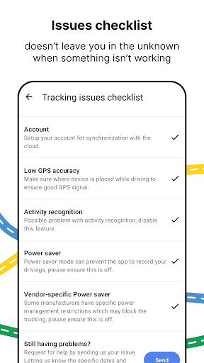 GPS Location & Mileage Tracker Screenshots