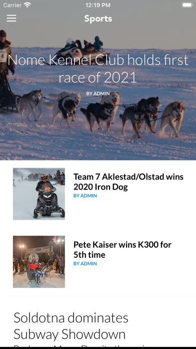 Nome Nugget Newspaper Screenshots