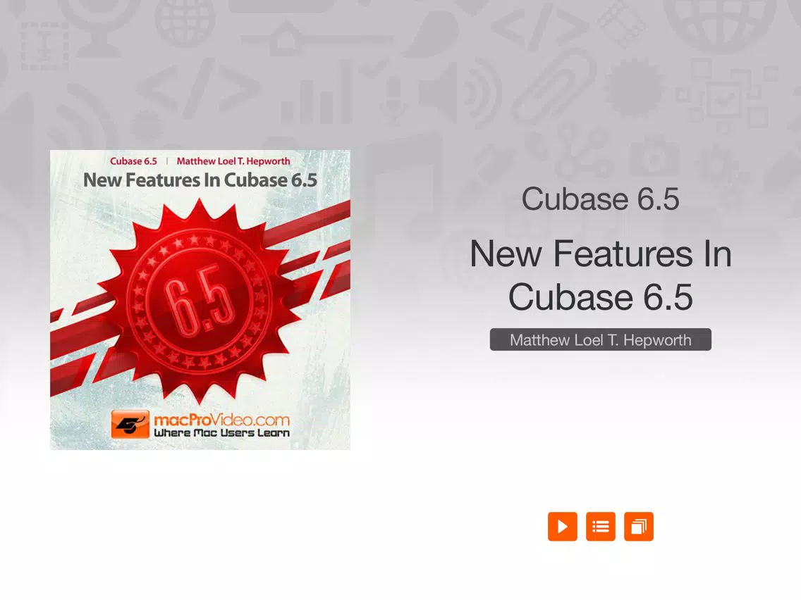 Course For Cubase 6.5 - New Features In Cubase 6.5 iPad Screenshots