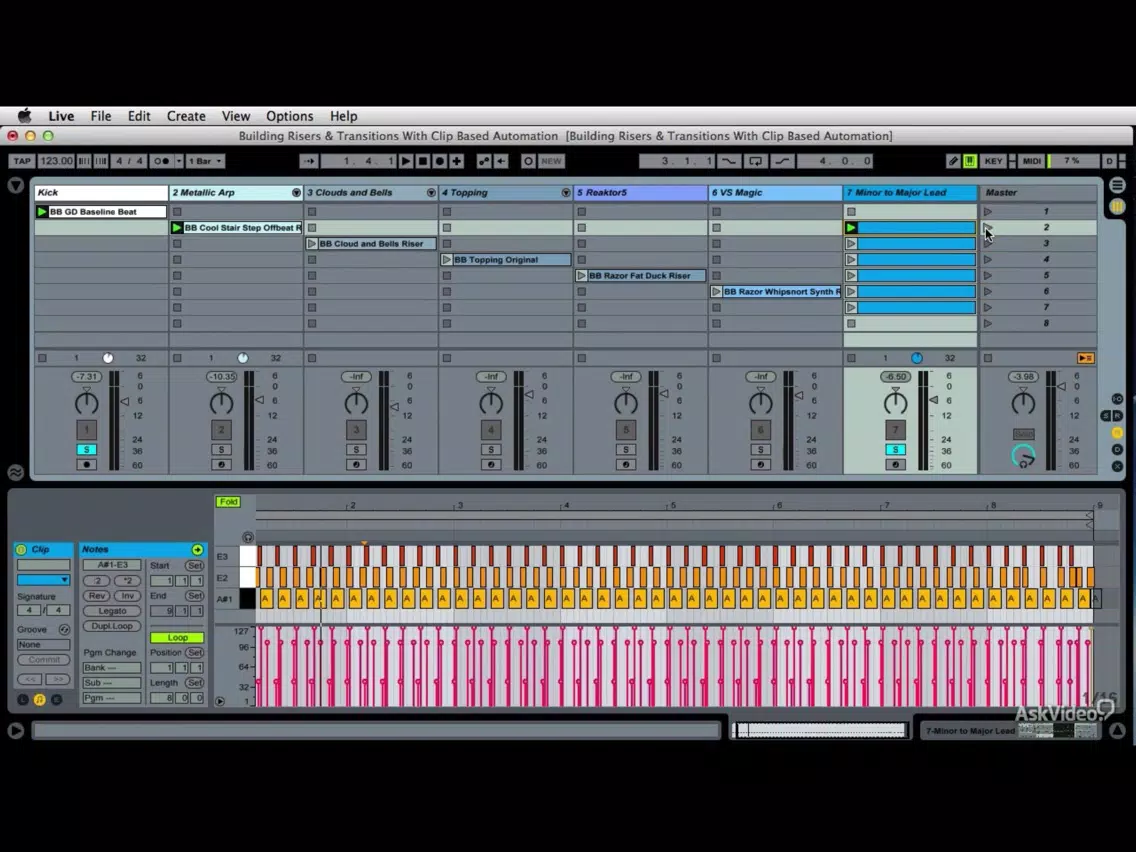 Arranging Explored For Live 9 iPad Screenshots