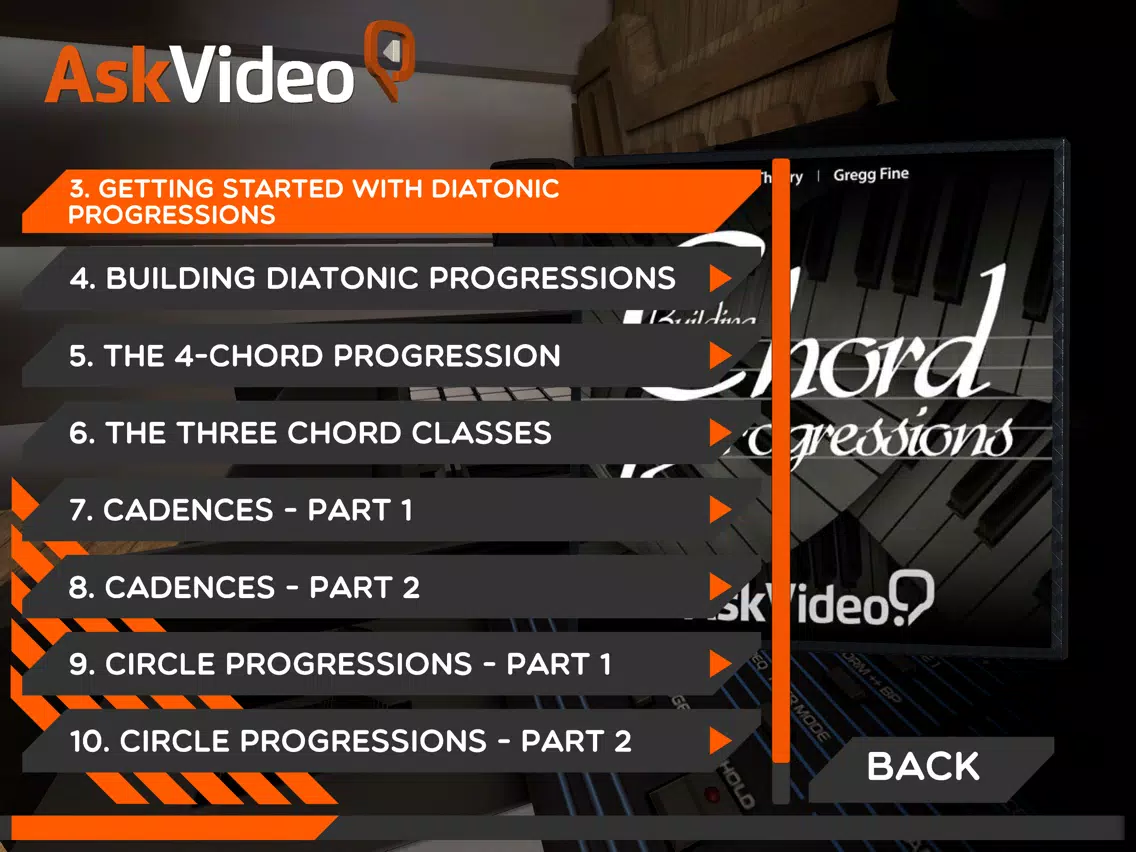 Chord Progressions Course 106 iPad Screenshots