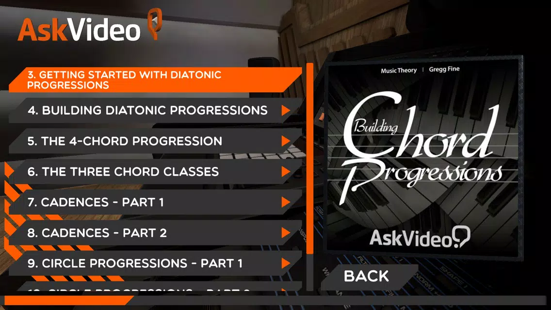 Chord Progressions Course 106 Screenshots