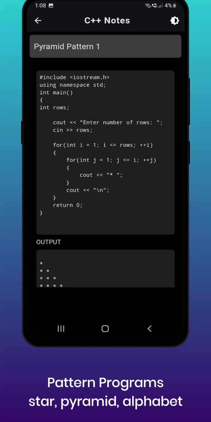 C++ Notes Screenshots