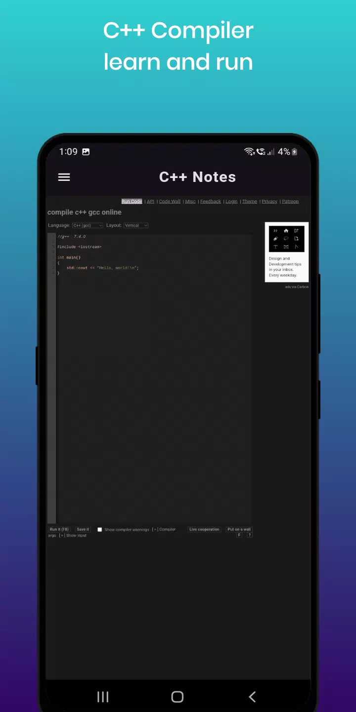 C++ Notes Screenshots