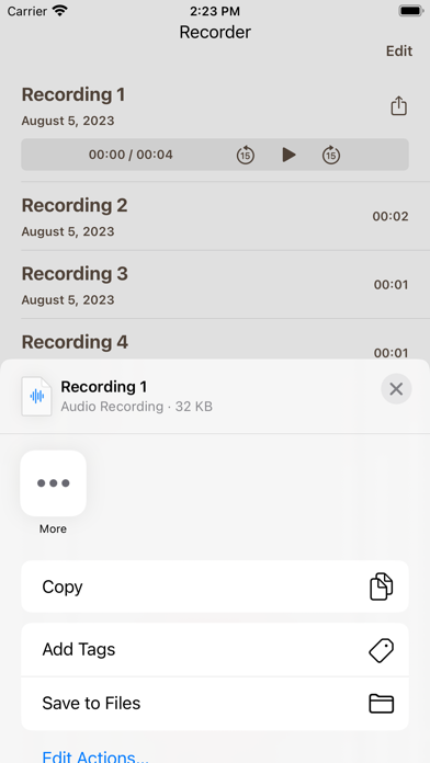Note Recognizer - A 440 Hz Screenshots