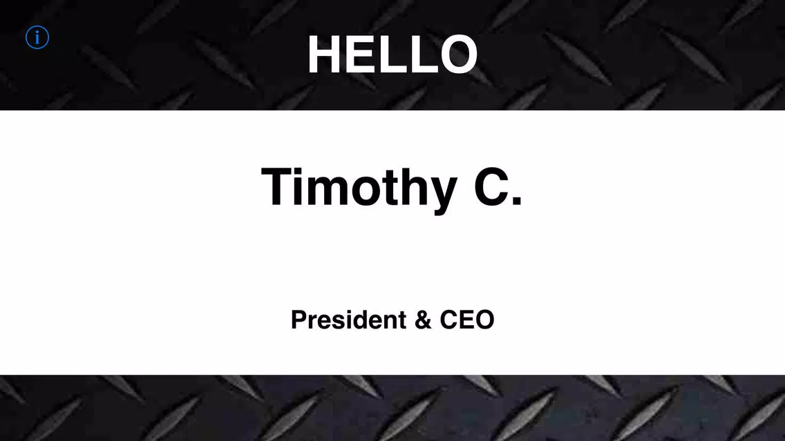 NAMETAGGER Fun, Funny NameTag w/ Name & Title! Landscape, Portrait & Watch Modes Screenshots