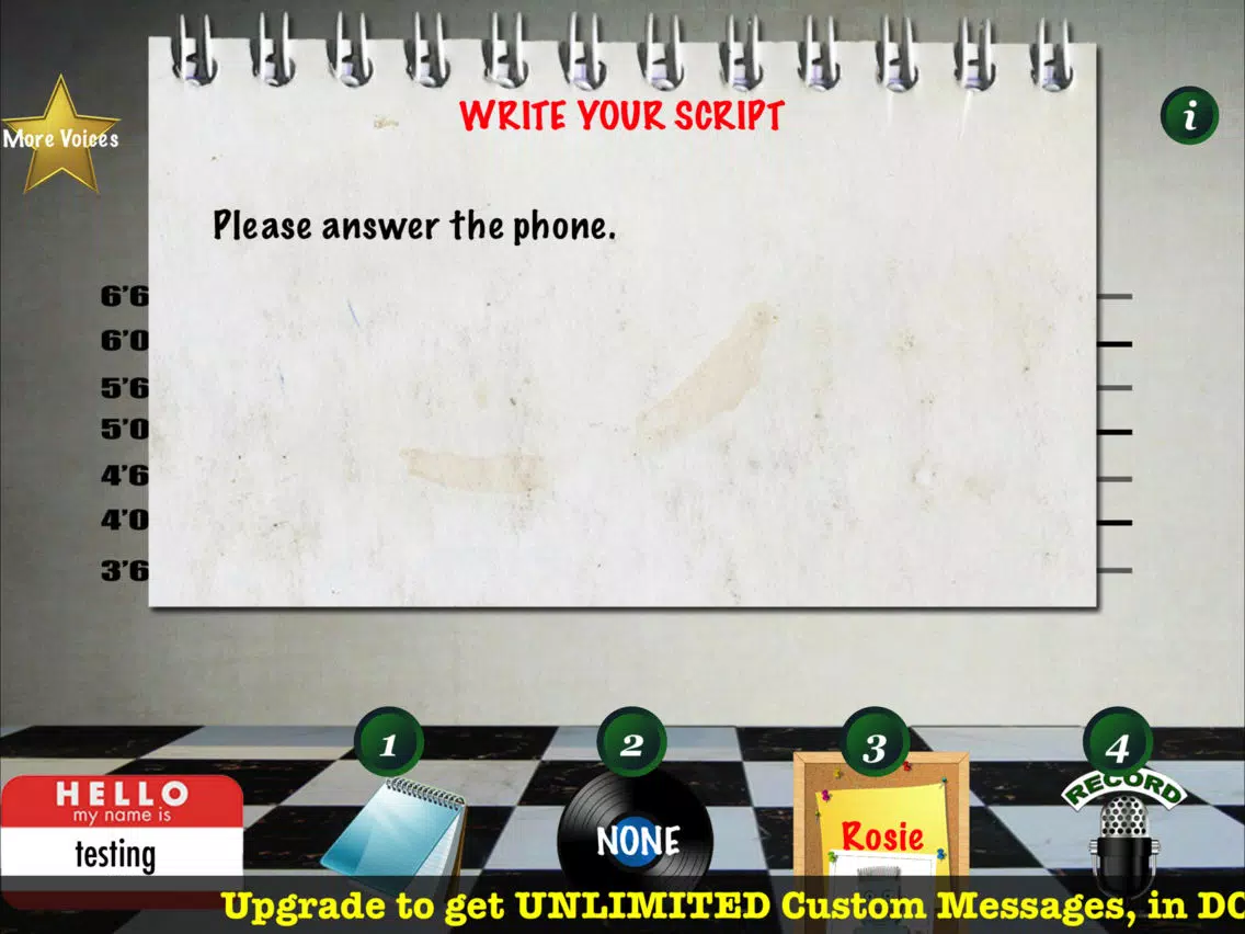 TALKING RINGTONES iPad Screenshots