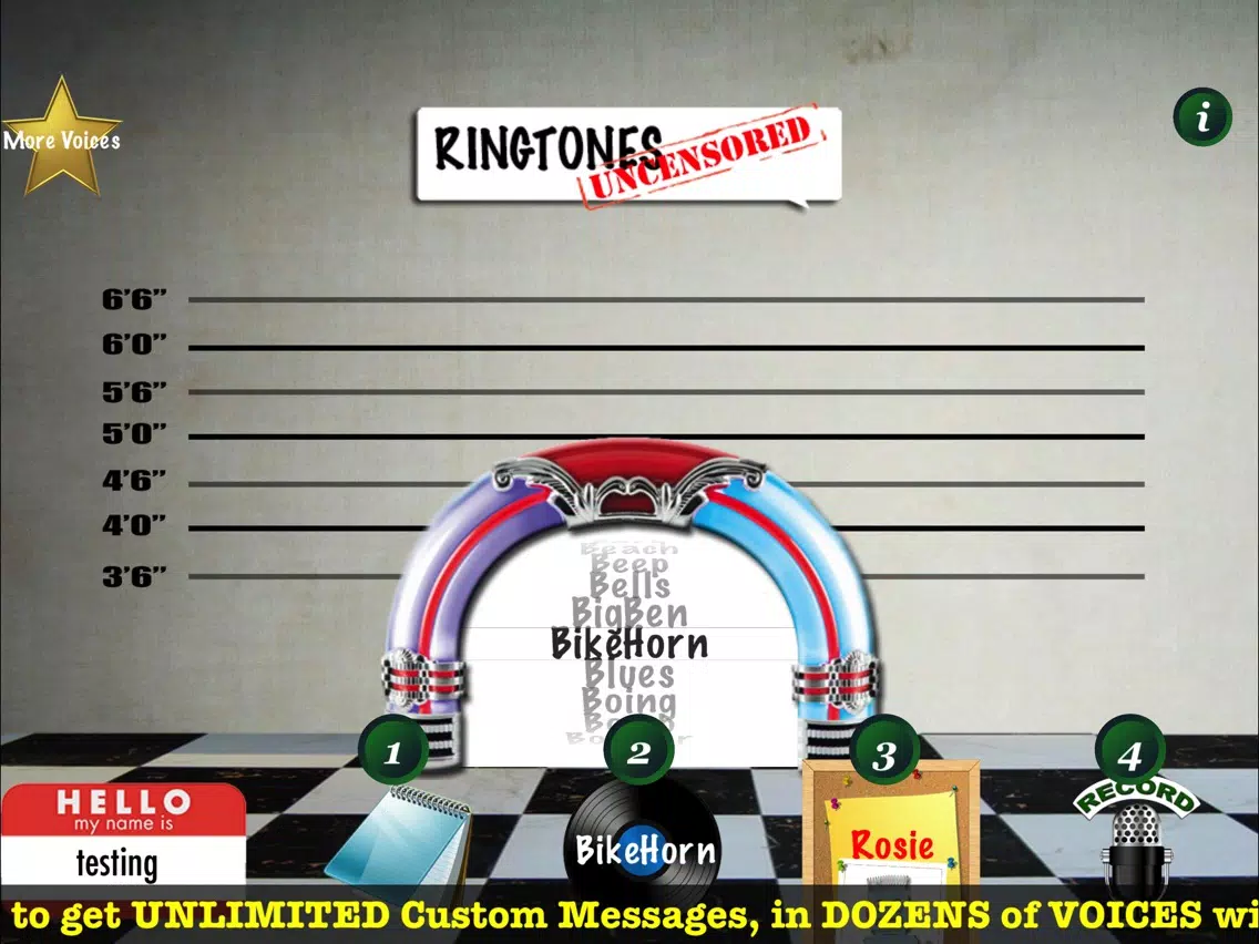 TALKING RINGTONES iPad Screenshots