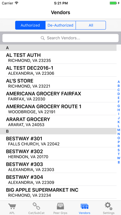 APL Central - Virginia Screenshots