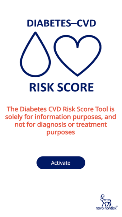 Ảnh chụp màn hình của Diabetes CVD Risk Score