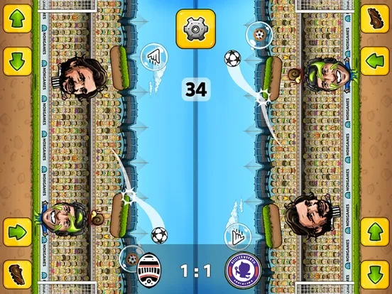 Puppet Soccer Champions - Football League of the big head Marionette stars and players iPad  Screenshots