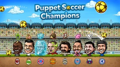 Puppet Soccer Champions - Football League of the big head Marionette stars and players Screenshots