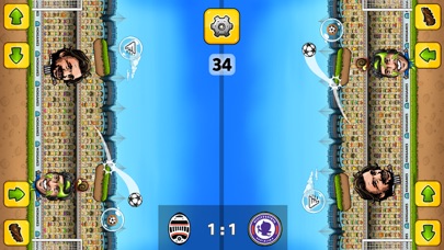 ภาพหน้าจอของ Puppet Soccer Champions - Football League of the big head Marionette stars and players