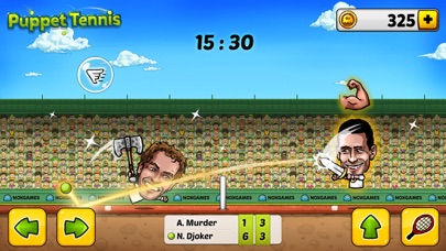 Puppet Tennis: Topspin Tournament of big head Marionette legends应用截图