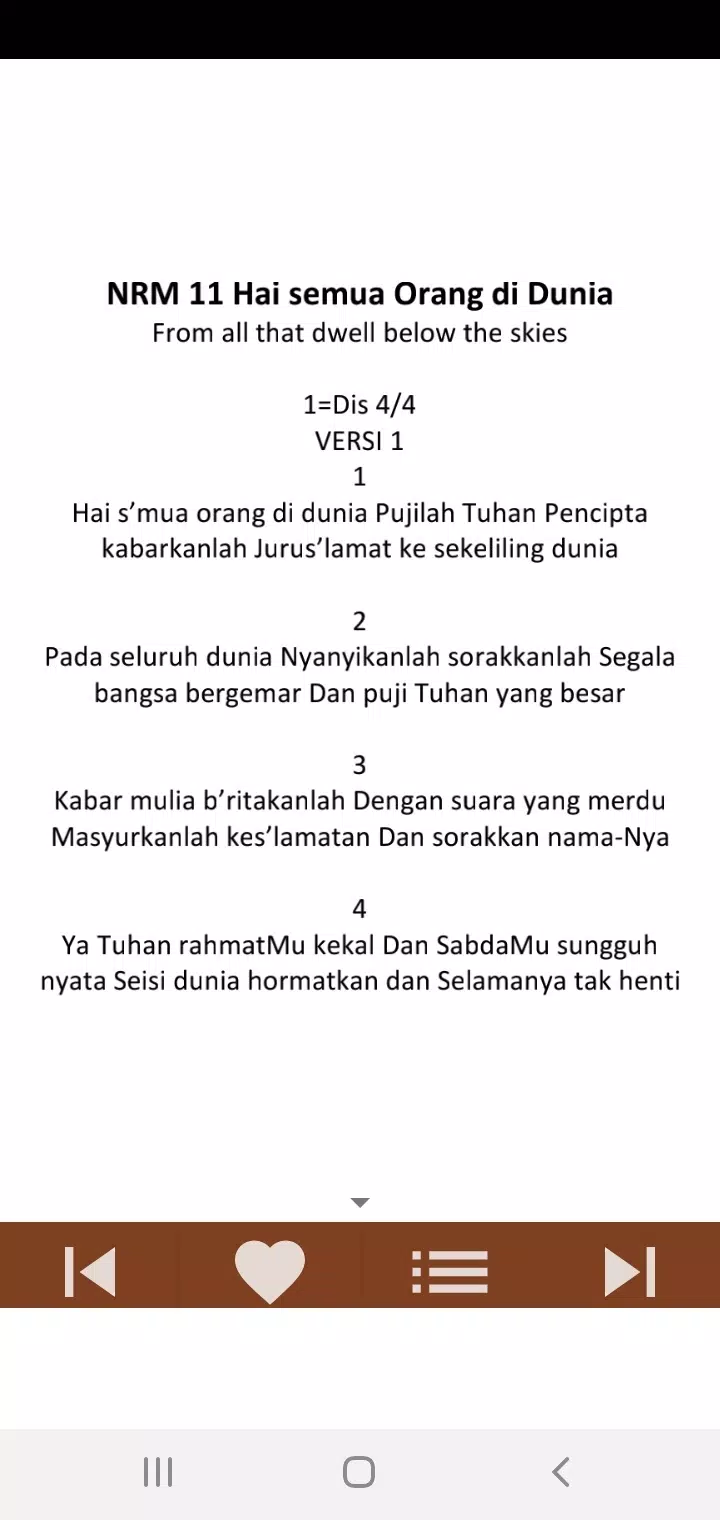 GMI Nyanyian Rohani Methodist Screenshots