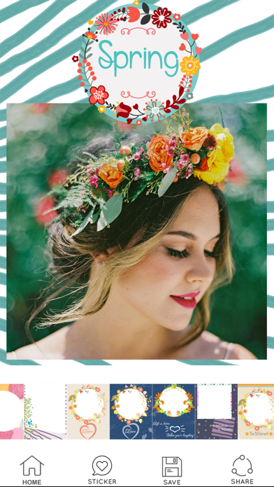 Flower Photo Frame - Camera 720 Chỉnh sửa ảnh 360 Screenshots