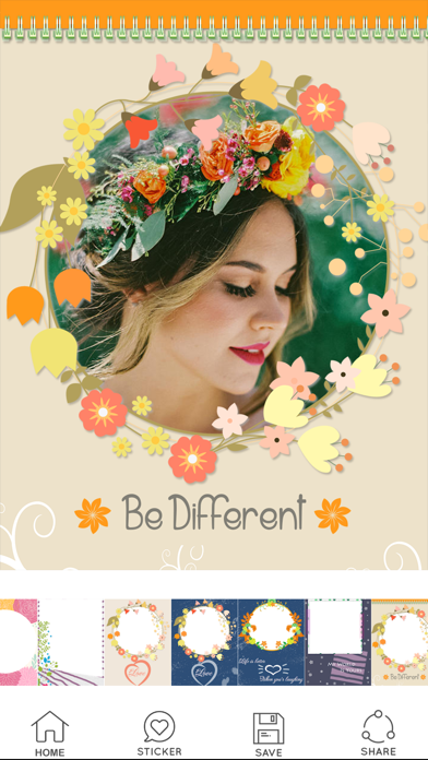 Flower Photo Frame - Camera 720 Chỉnh sửa ảnh 360 Screenshots
