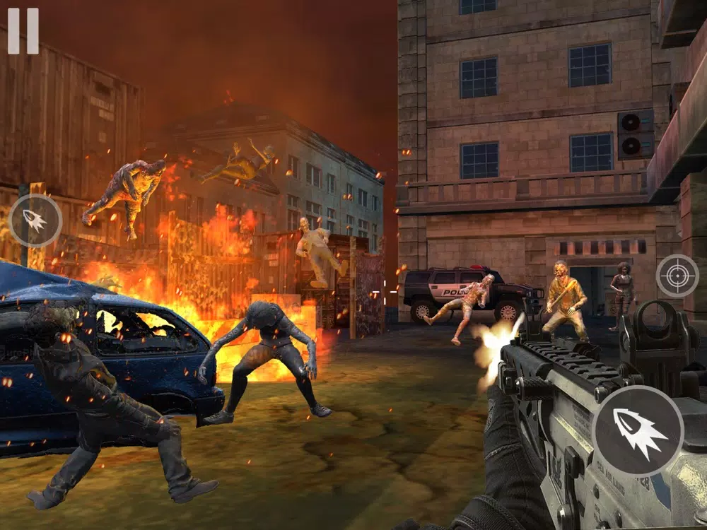 ภาพหน้าจอของ Zombie Survival Shooting Games iPad 