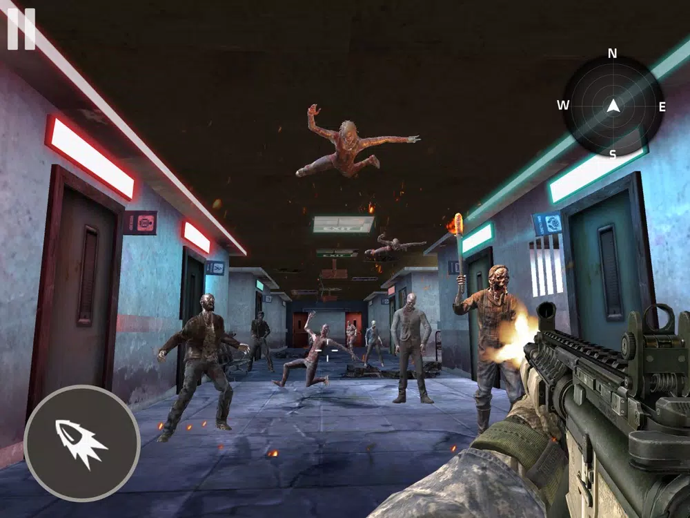 ภาพหน้าจอของ Zombie Survival Shooting Games iPad 
