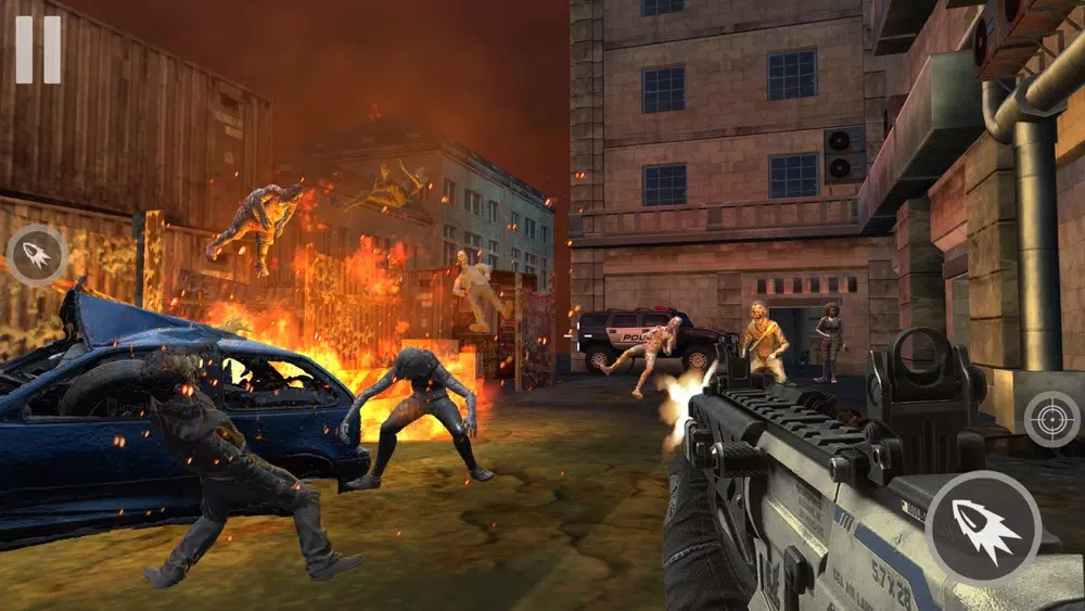 ภาพหน้าจอของ Zombie Survival Shooting Games