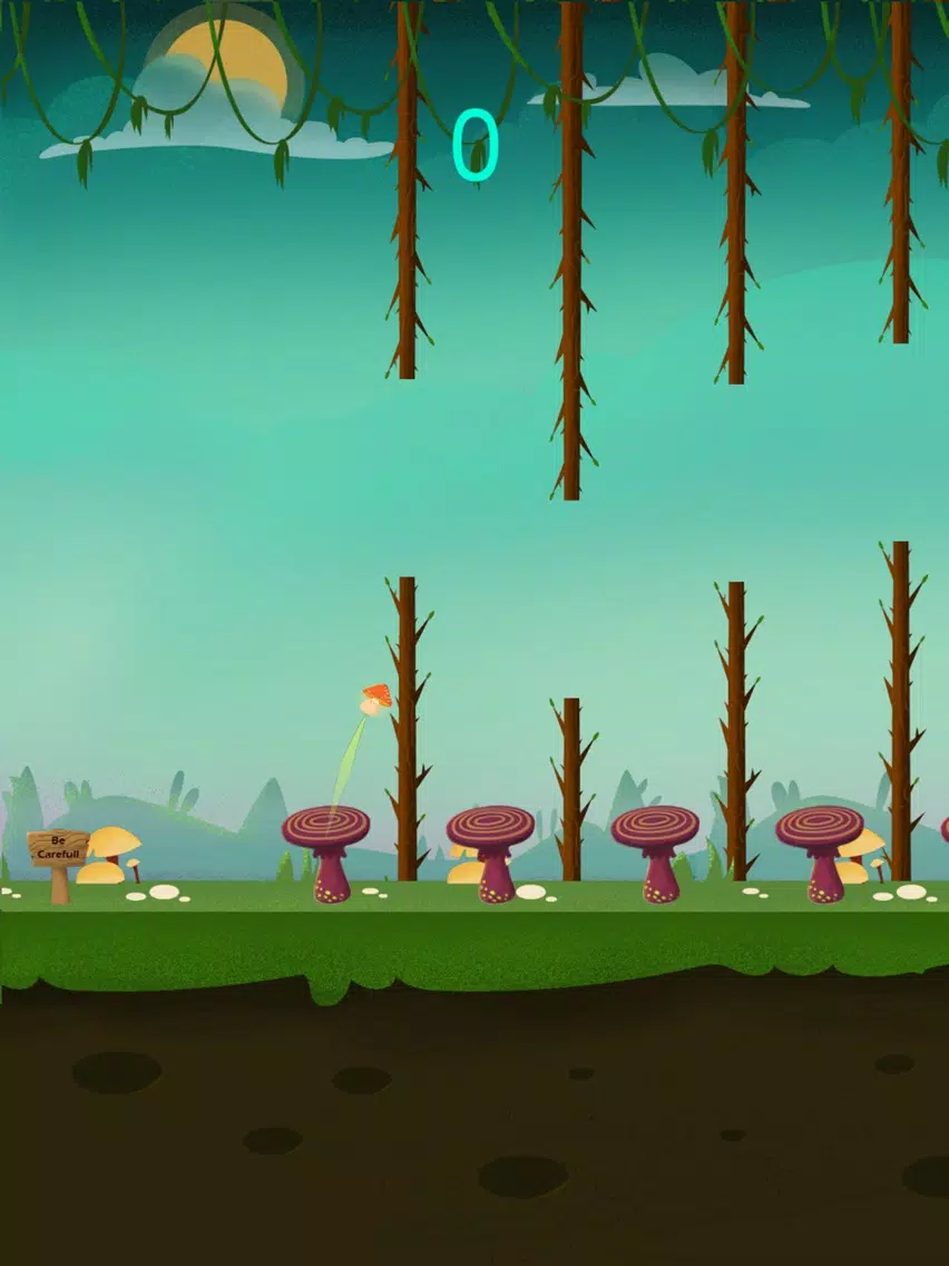 Tangkapan skrin Mushroom Jump And Bounce iPad 