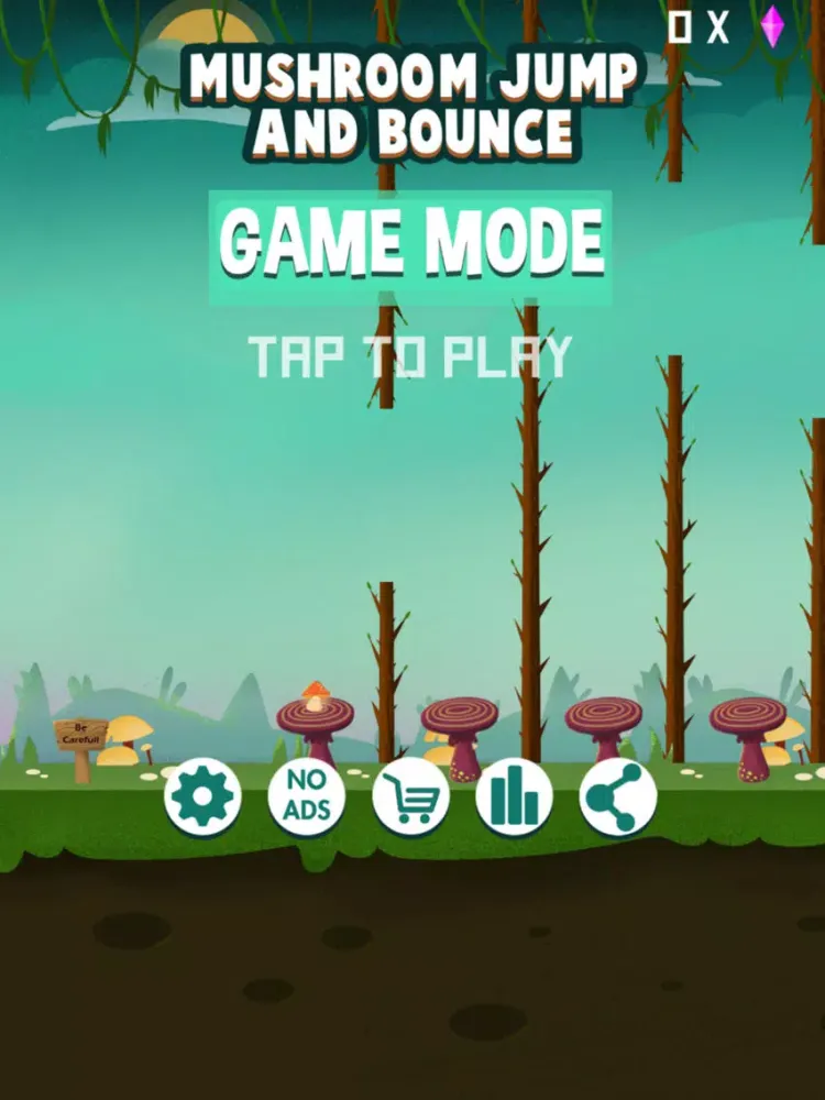 Mushroom Jump And Bounce iPad  स्क्रीनशॉट