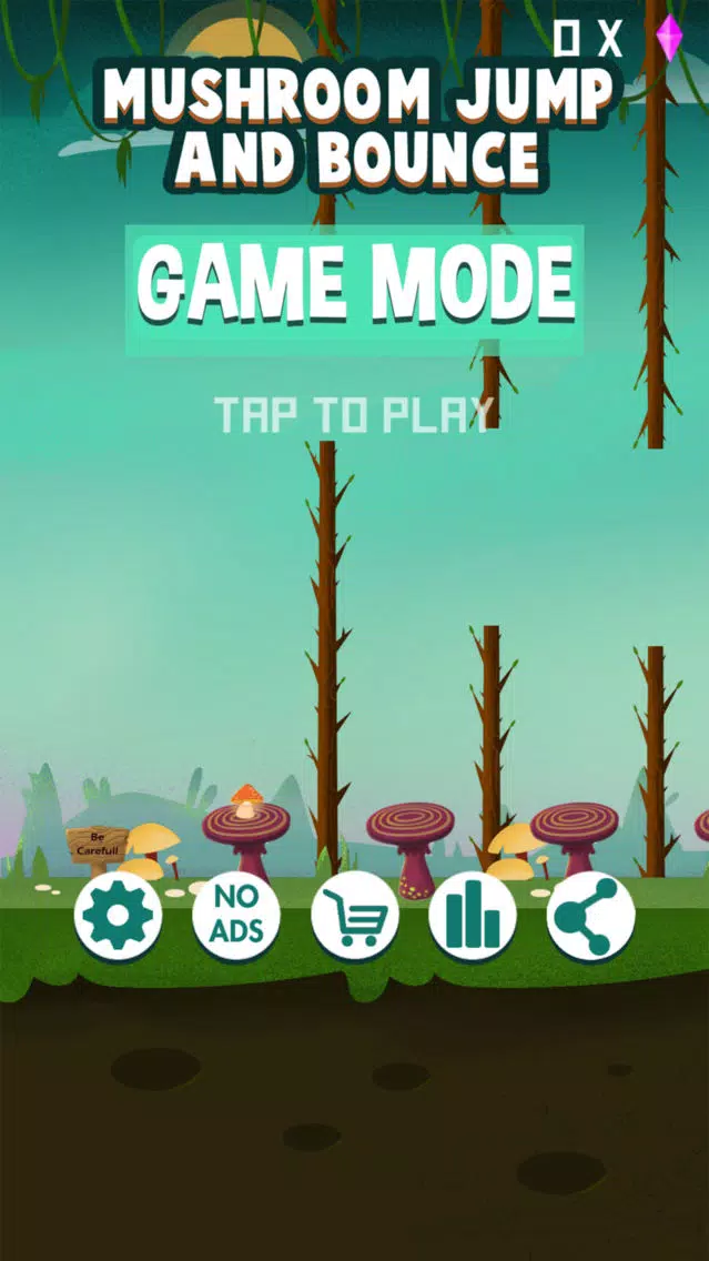 Tangkapan skrin Mushroom Jump And Bounce