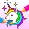 Glitter Coloring Book