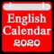 English Calendar 2020 India