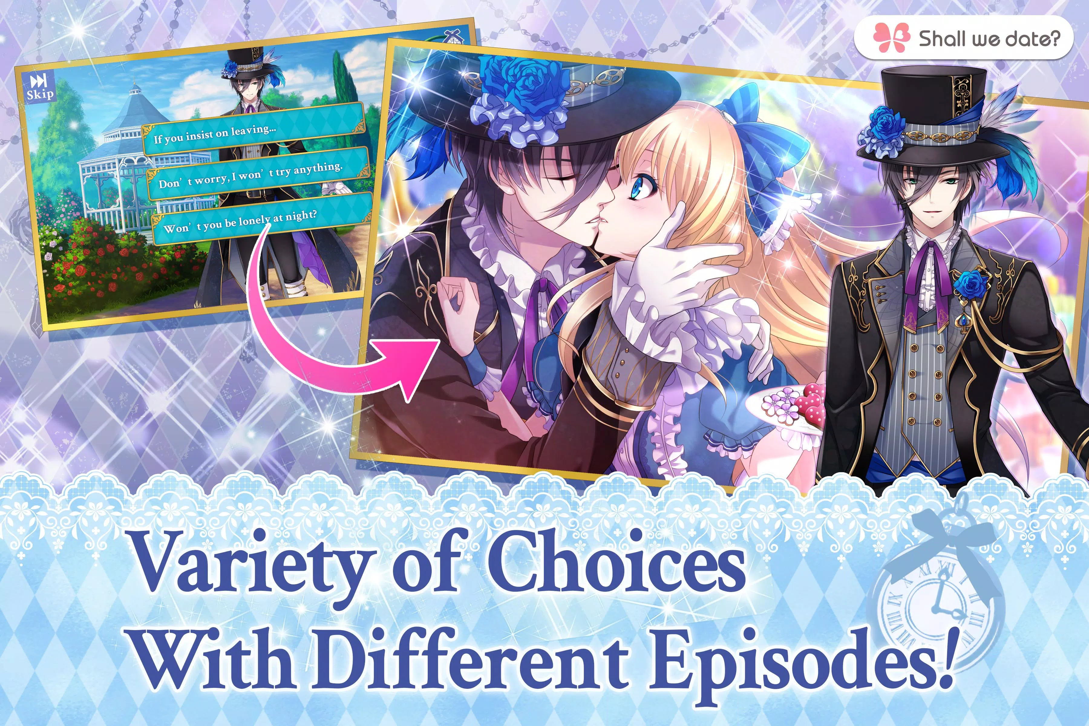 Lost Alice - otome sim game Screenshots