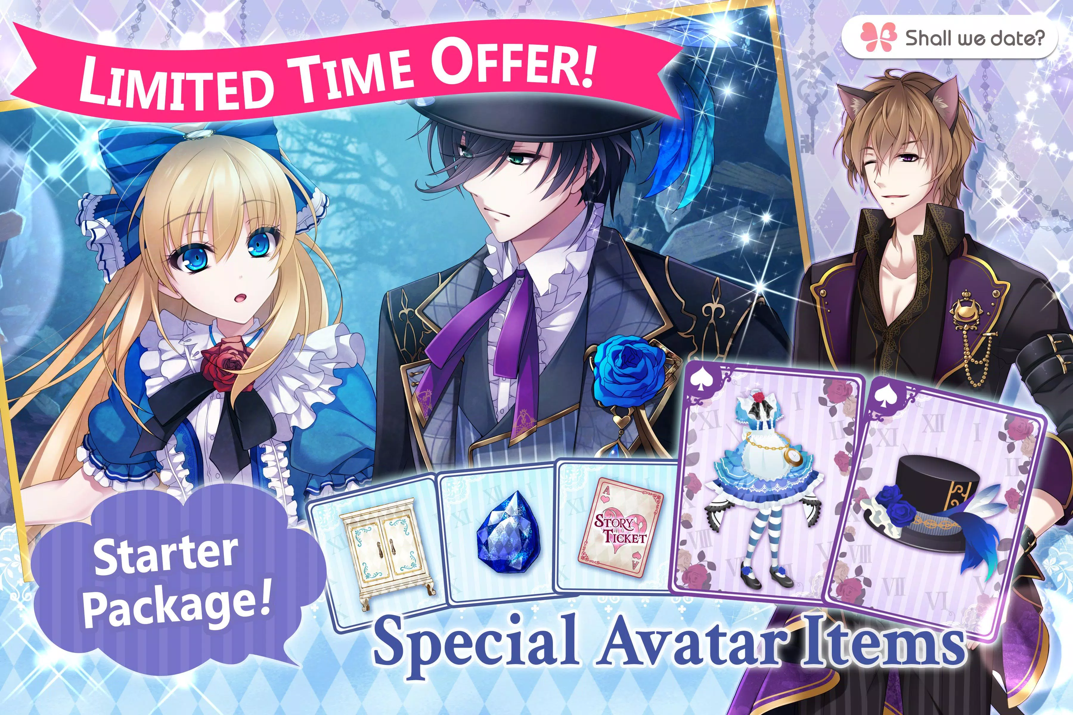 Lost Alice - otome sim game Screenshots