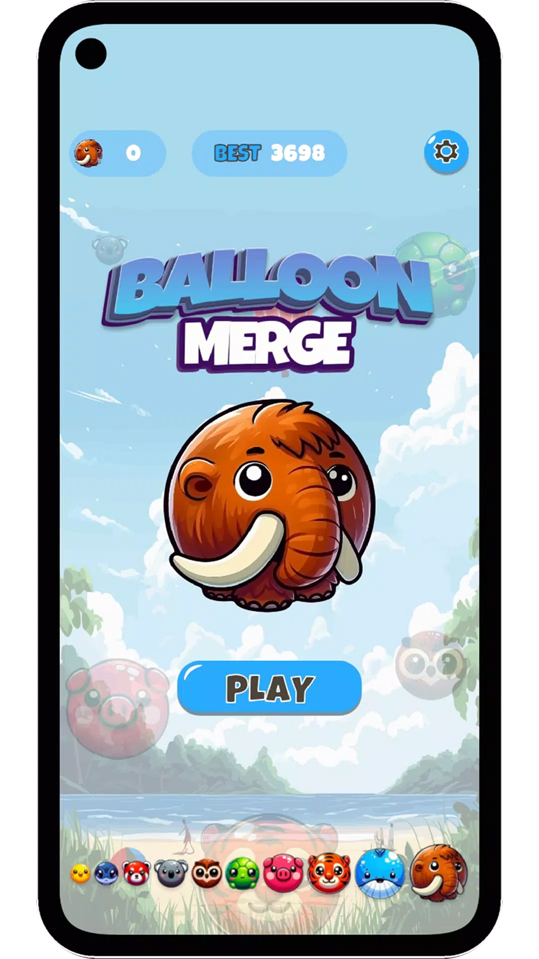 Balloon Merge: Animal Game Screenshots