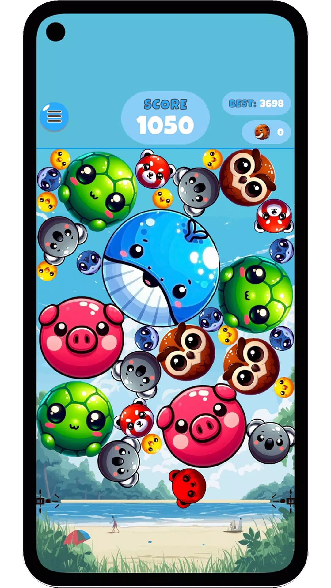 Balloon Merge: Animal Game Screenshots