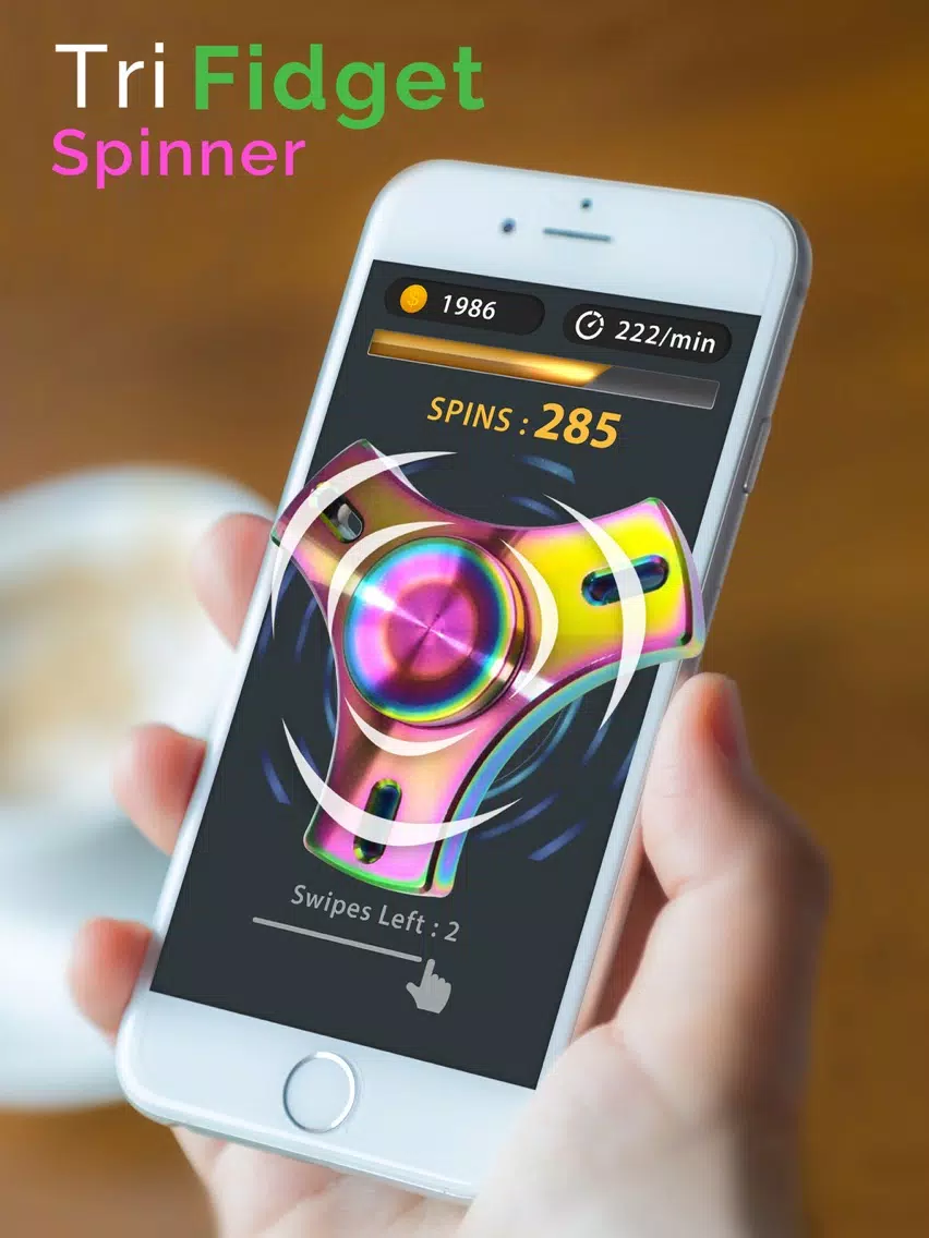 Fidget Spinner Toy - Top Hand Finger Simulator iPad Screenshots
