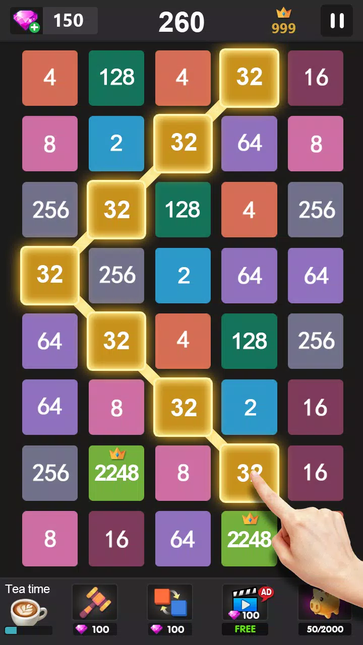 2248 - 2048 puzzle games Screenshots