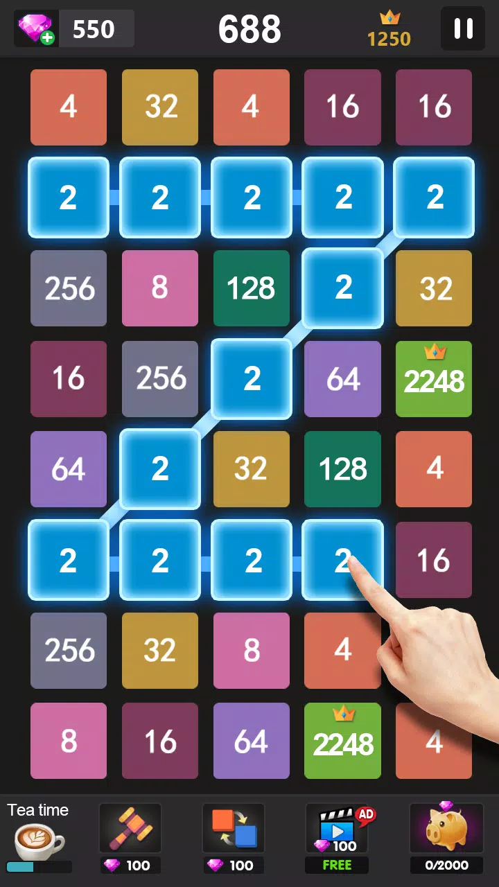 2248 - 2048 puzzle games Screenshots