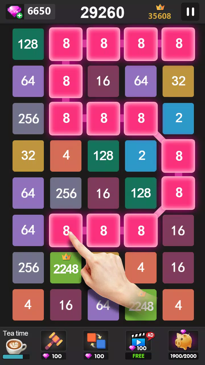 2248 - 2048 puzzle games Screenshots
