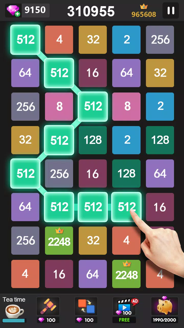 2248 - 2048 puzzle games Screenshots