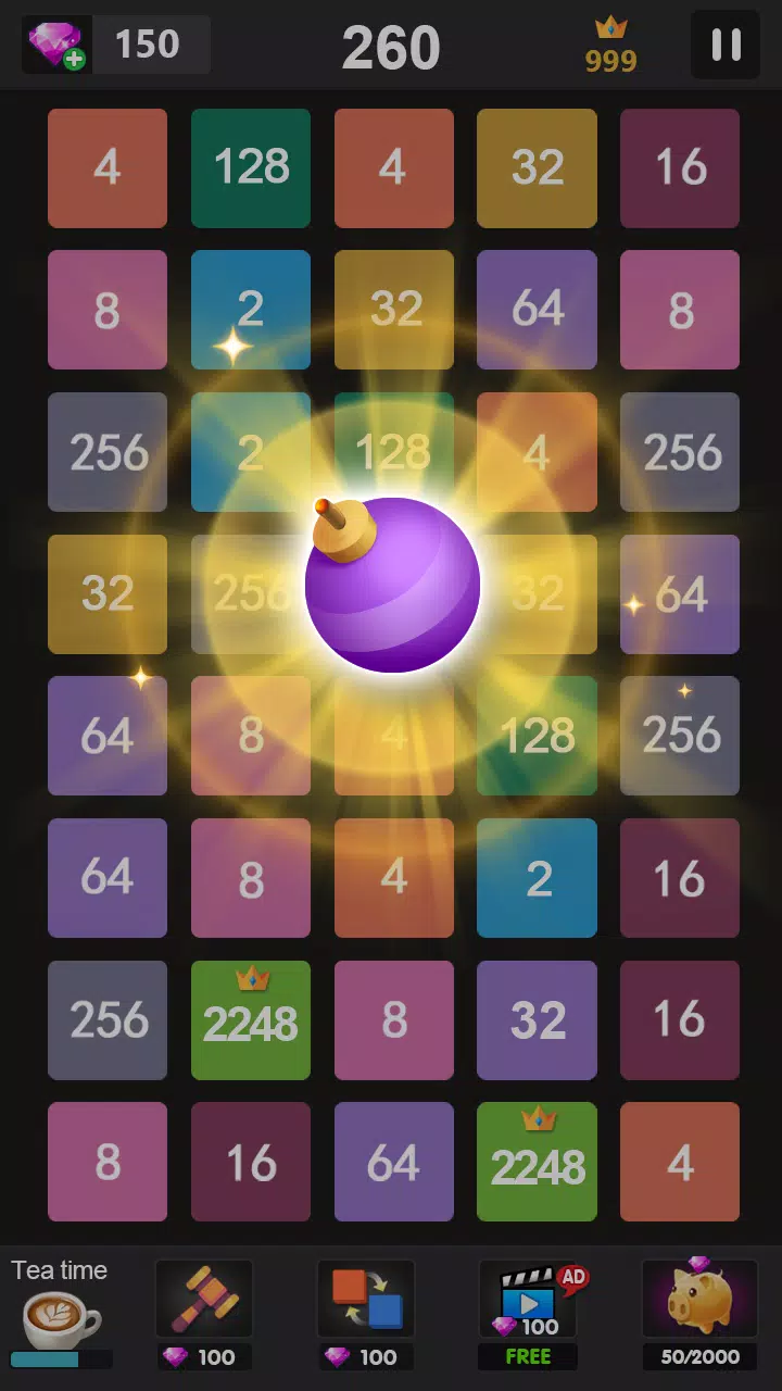 2248 - 2048 puzzle games Screenshots