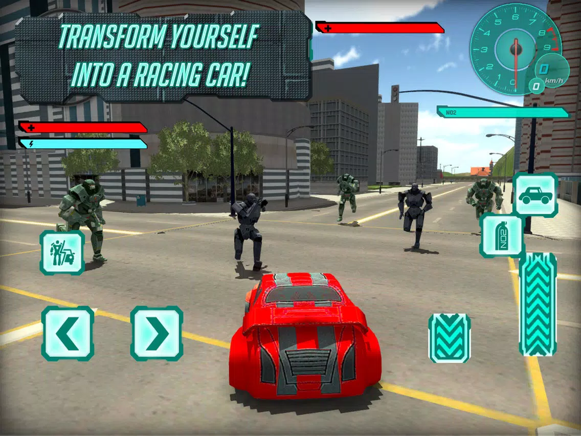 Tangkapan skrin Grand Futuristic Robot Battle 3D iPad 