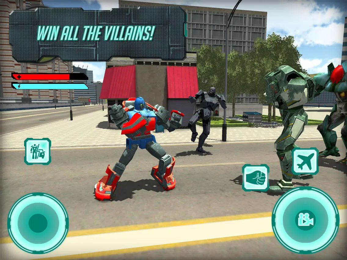 Tangkapan skrin Grand Futuristic Robot Battle 3D iPad 