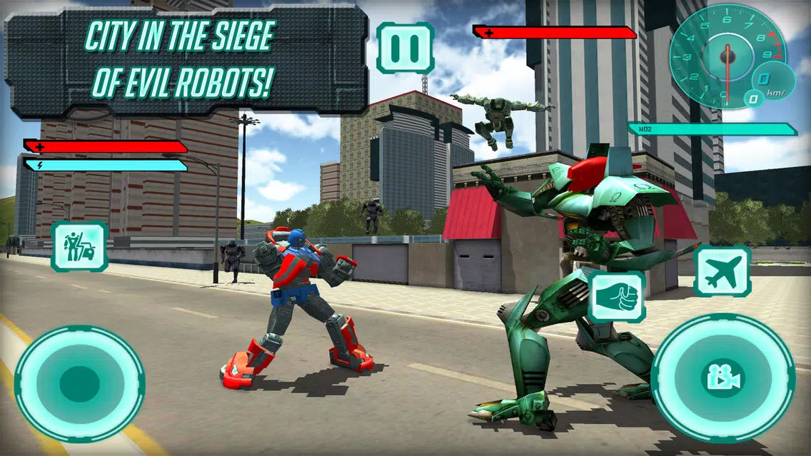 Tangkapan skrin Grand Futuristic Robot Battle 3D