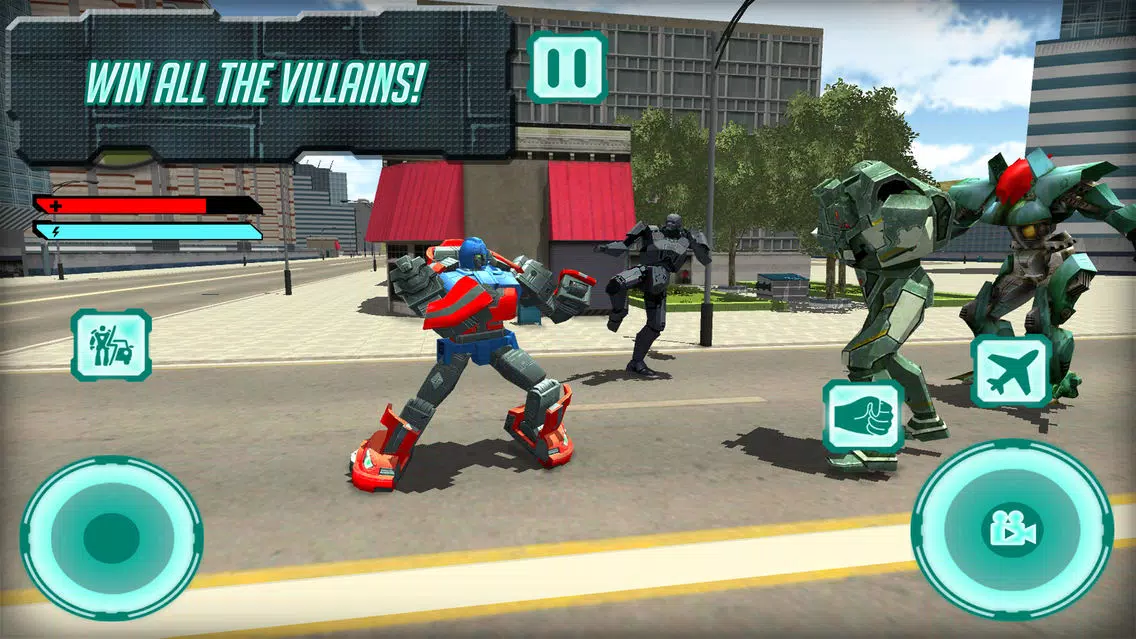 Tangkapan skrin Grand Futuristic Robot Battle 3D