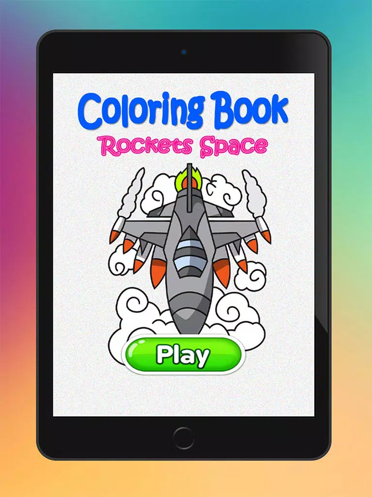 تصاویر Rockets Coloring Book for Kid Games iPad 