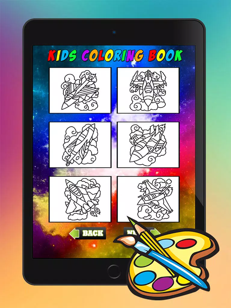 تصاویر Rockets Coloring Book for Kid Games iPad 