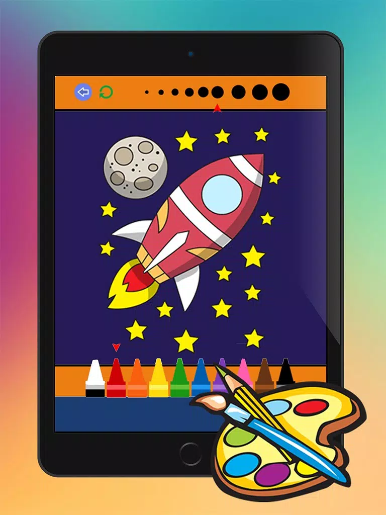 تصاویر Rockets Coloring Book for Kid Games iPad 