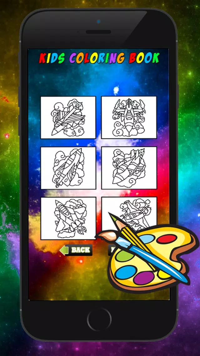 تصاویر Rockets Coloring Book for Kid Games