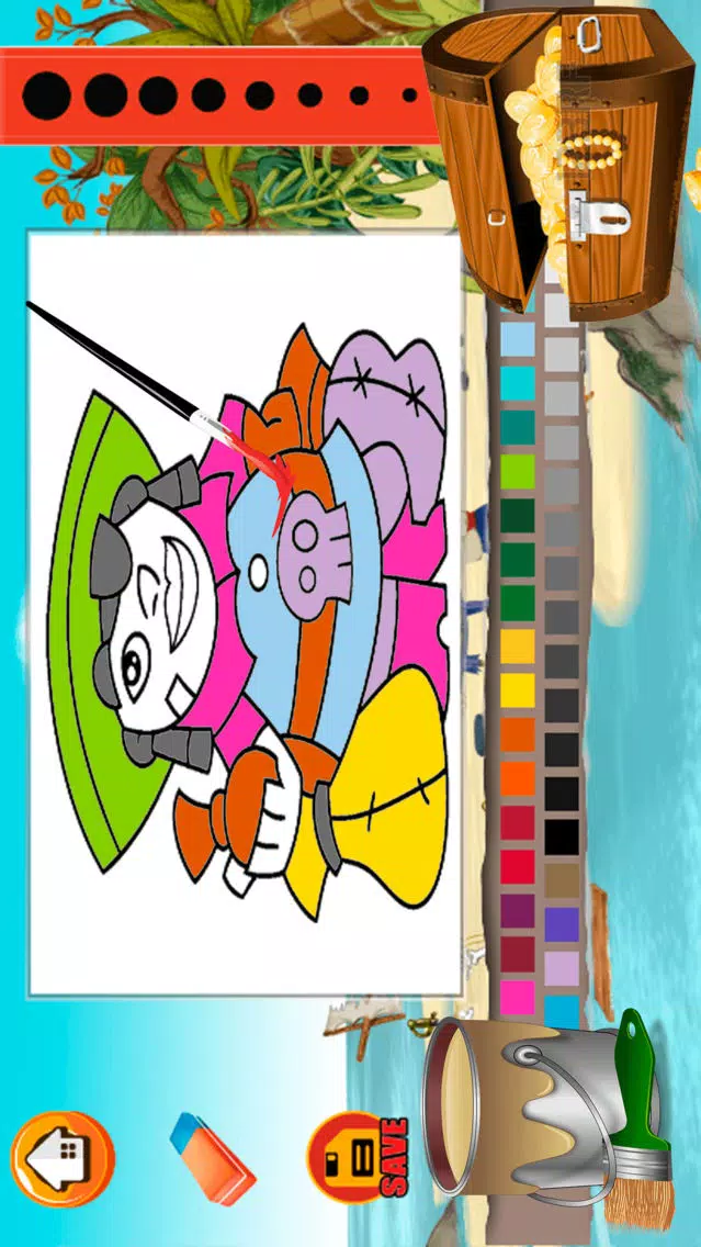 Pirate Boy Coloring Book - All In 1 Adventures & treasure coloring pages Draw, Paint And Color Games HD For Kid Screenshots