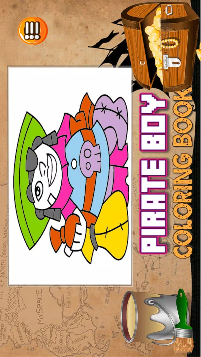 Pirate Boy Coloring Book - All In 1 Adventures & treasure coloring pages Draw, Paint And Color Games HD For Kid Screenshots