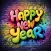 Stickers New Year 2025